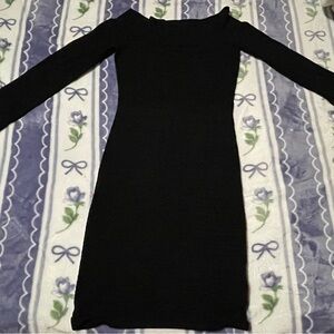 G by Guess Black Long-Sleeve Bodycon Dress